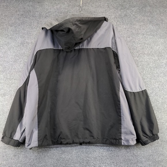 Dimco Men's US. Army Hooded Jacket Black Gray Size XL Embroidered Logo - Picture 3 of 14